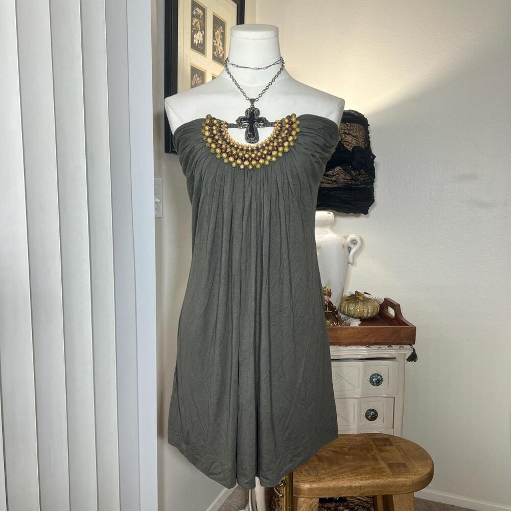 Y2k Forever 21 Beaded Mini Dress